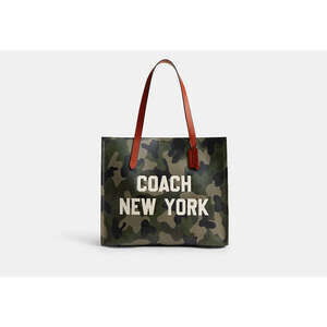 Relay Tote Bag With Camo Print And Coach Graphic
